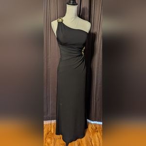 Dresses by Deb black full length formal